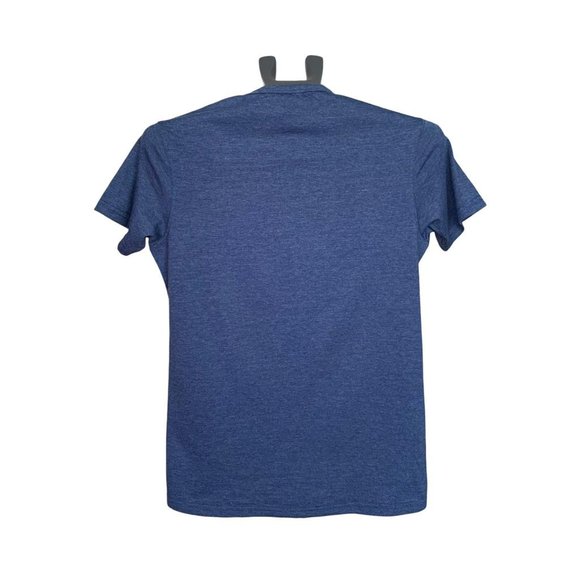 Sugar Skull Printed Cotton T-Shirt | Small | Blue - Picture 7 of 15